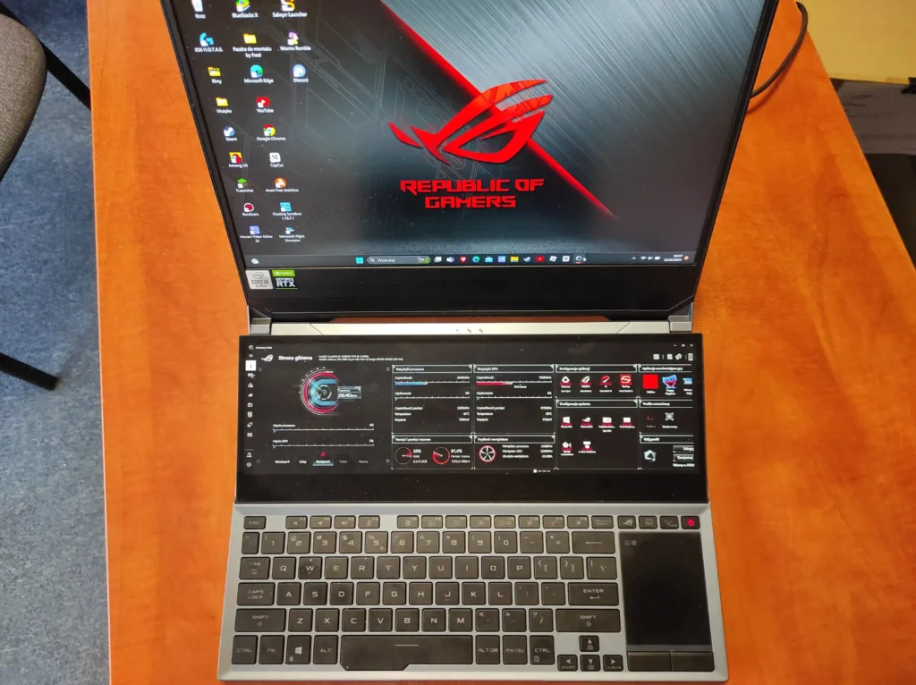 Wyjątkowy laptop Asus po naprawie