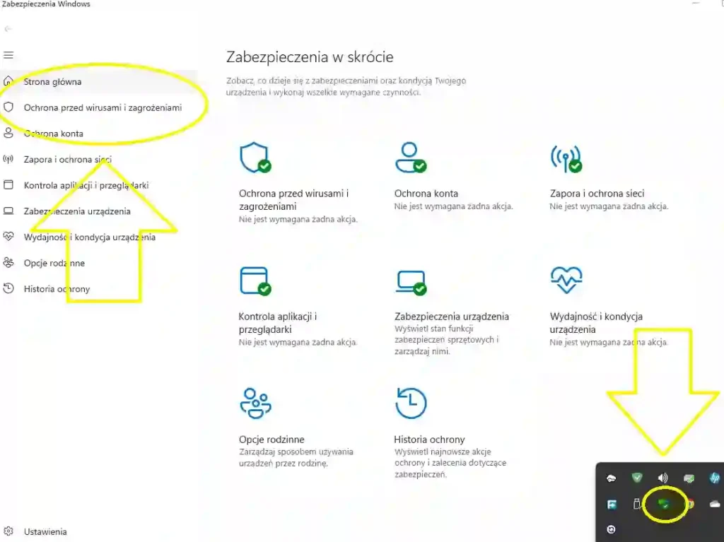 Bezpłatny antywirus wbudowany w system Windows
